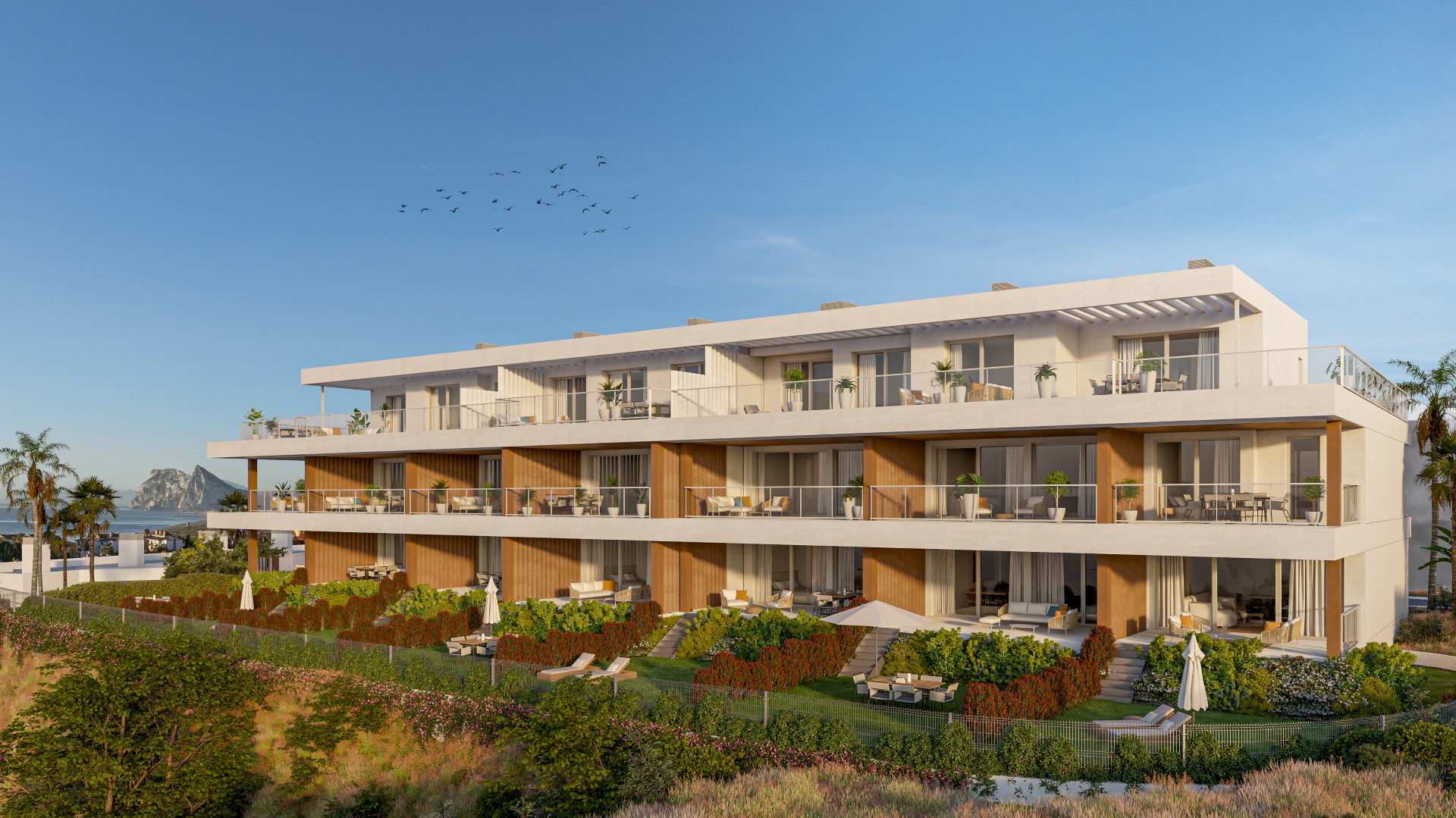 Současný rezidenční projekt na pobřeží Costa del Sol